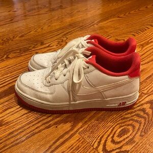 Nike Red Bottom Airforces